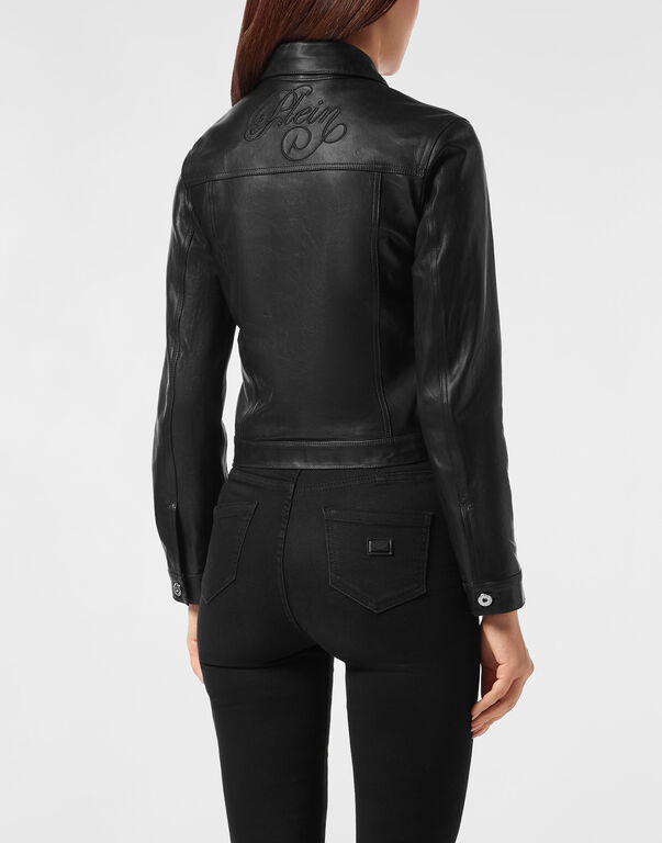 Vintage Leather Jacket Signature