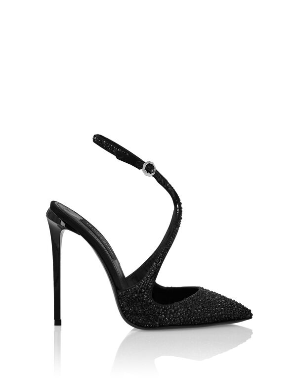 Slingback Shoes Strass