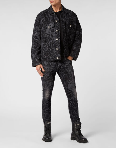 Oversized Denim Jacket Tattoo