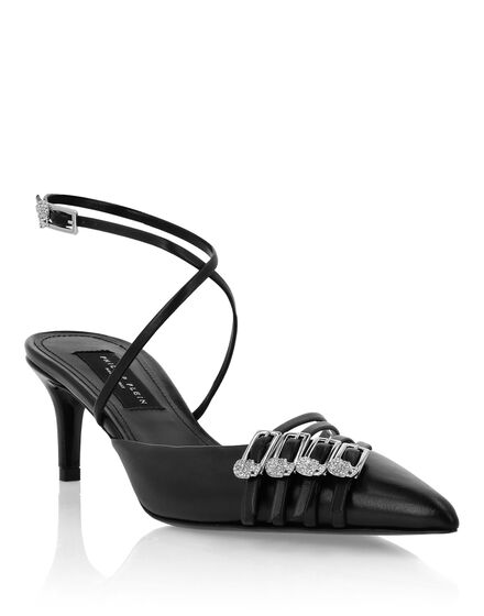 Multi-Strap Crossing Mid Heels 5