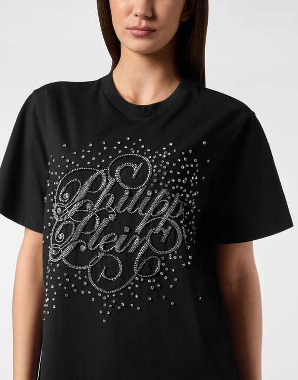 T-Shirt Man Fit Crystal Strass