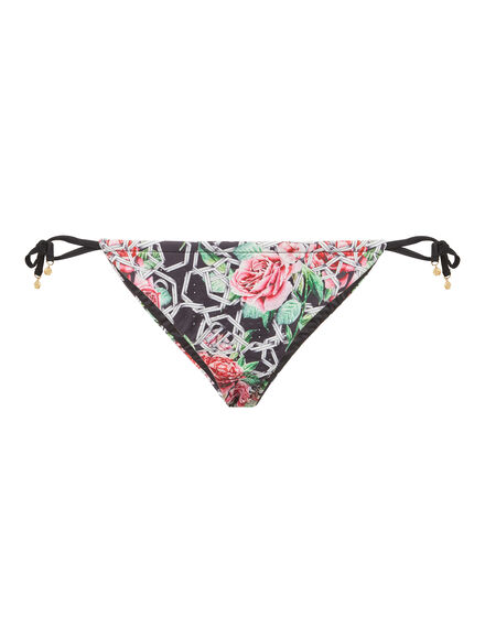 Swimwear Bottom Slip Chain Flower