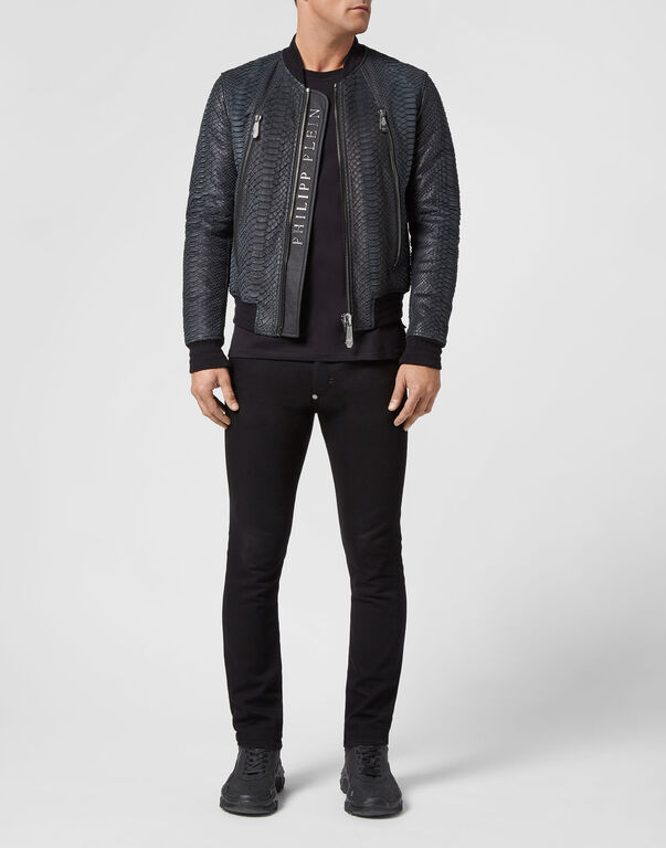 Leather Bomber Luxury