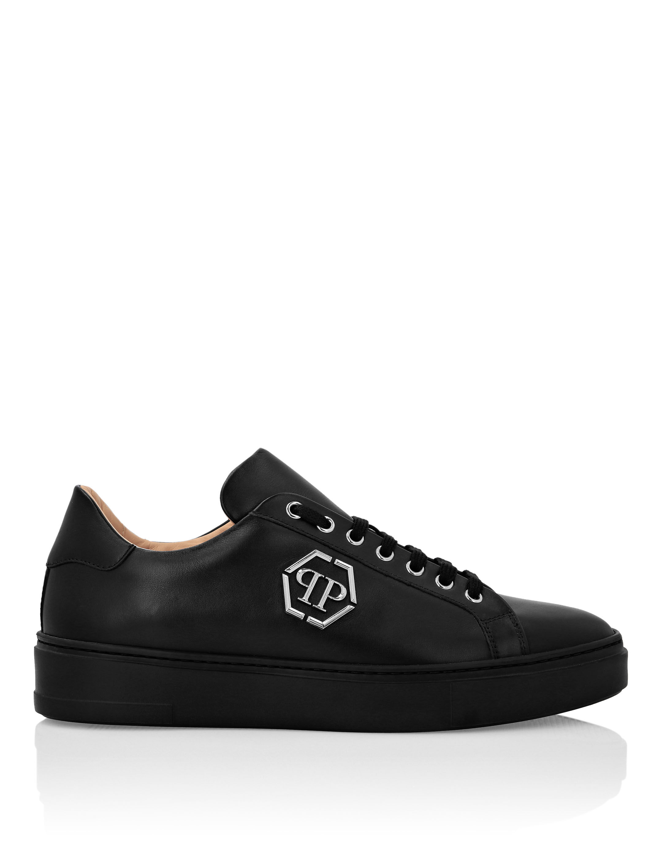 Leather Lo Top Sneakers The Plein Original TM Philipp Plein