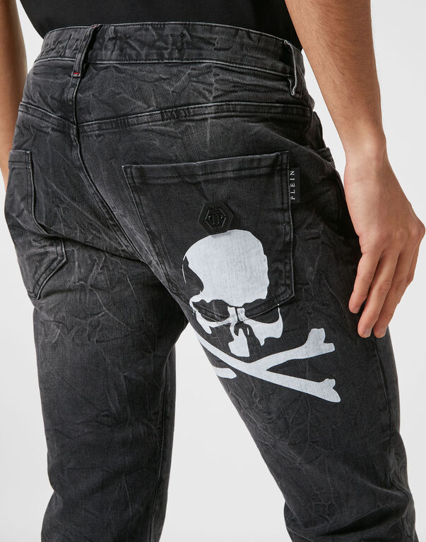 Super Straight Cut Trousers Skull