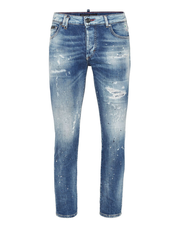 Denim Skinny Trousers Smile