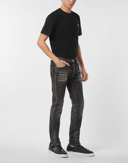 Denim Super Straight Cut Trousers Racing Club