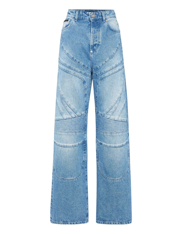 Skater Fit Denim Trousers Racing