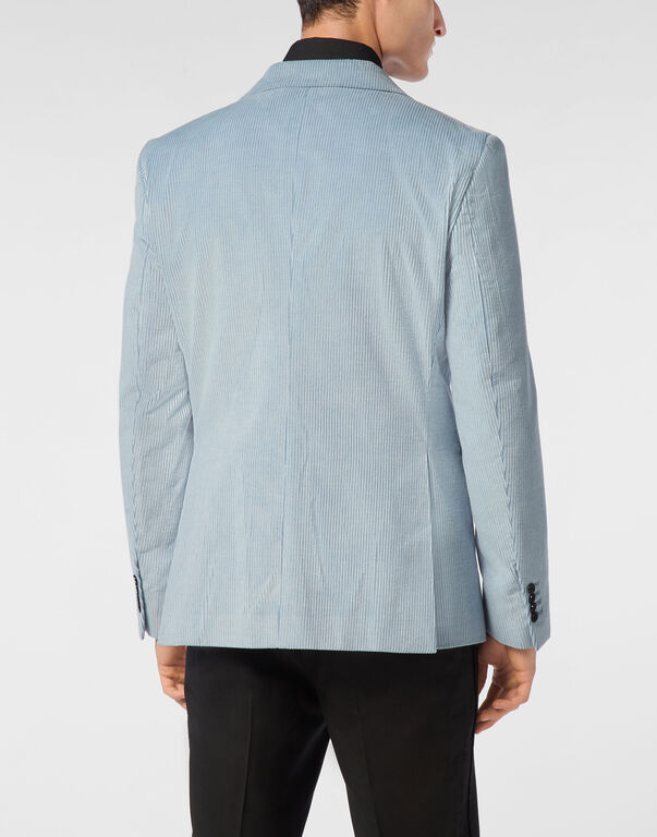 Velvet Gabardine Blazer Flicky Fit