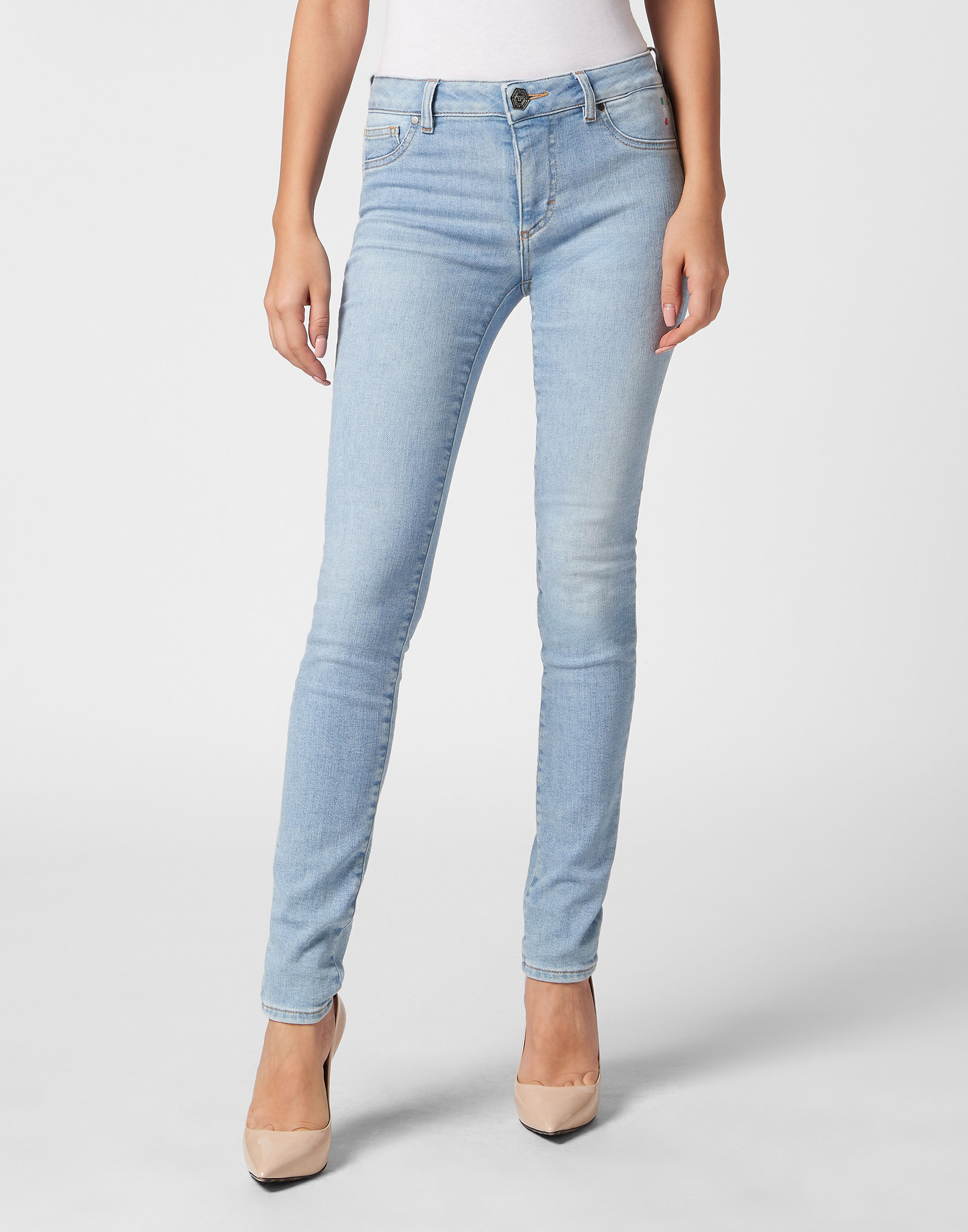 Denim Jeggings Philipp Plein