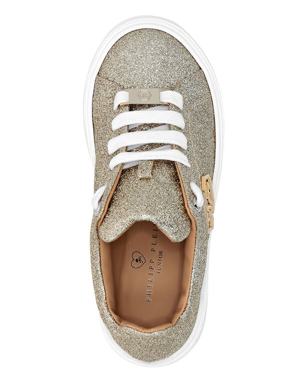 Glitter Lo-Top Sneakers Hexagon