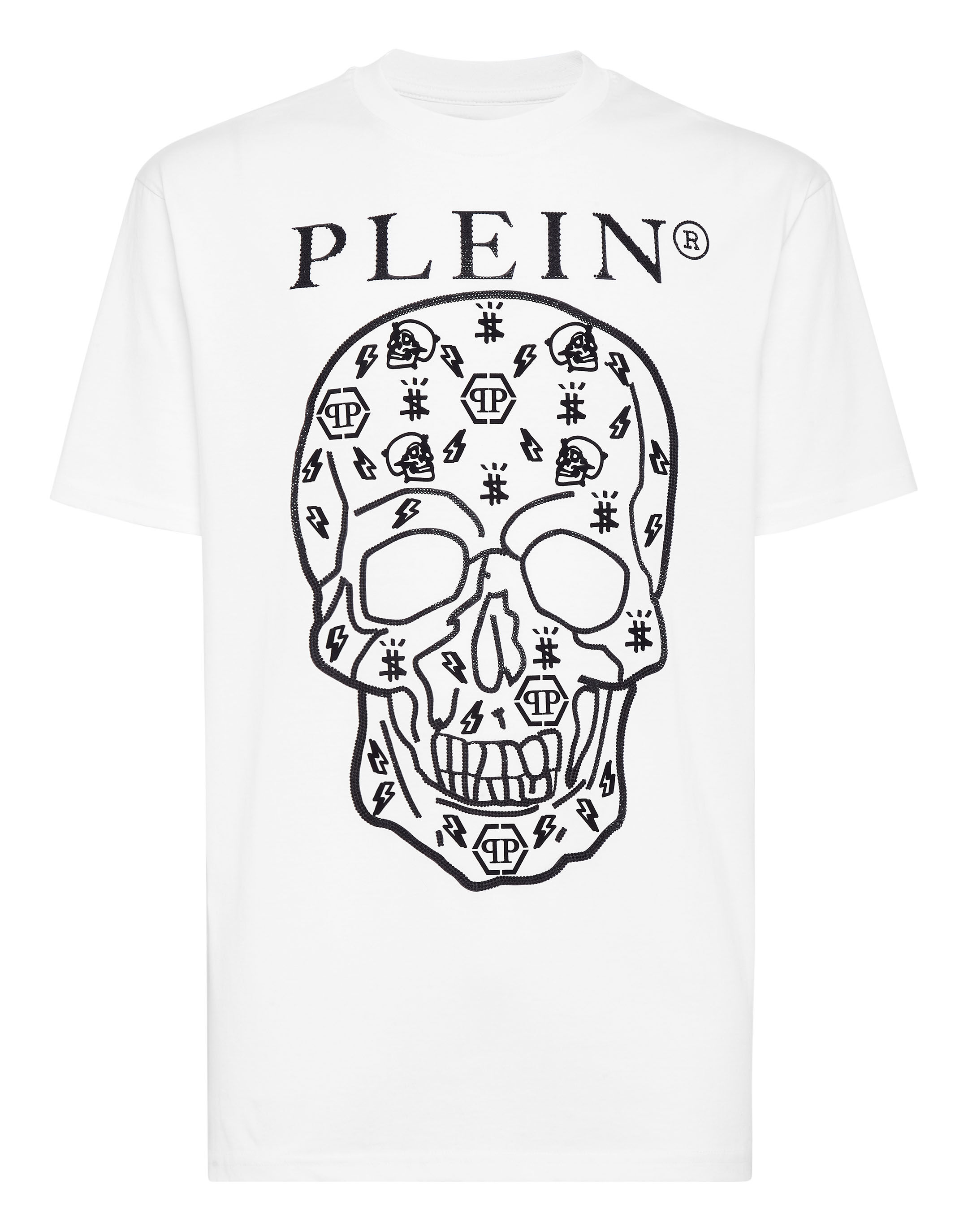 PHILIPP PLEIN Men Sport T-Shirt Skull Short Sleeve Tee Fitness Tops M-3XL 9999 