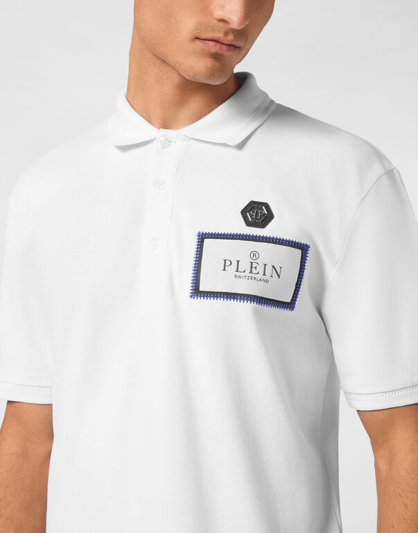 Polo shirt SS Label Contrast