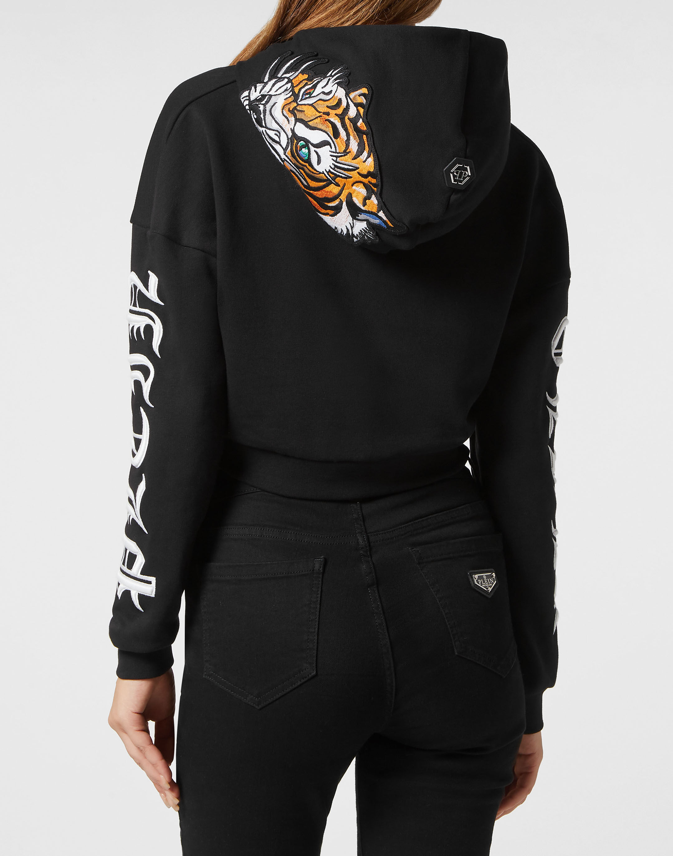 PHILIPP PLEIN Hoodie sweatshirt Gothic Plein Black