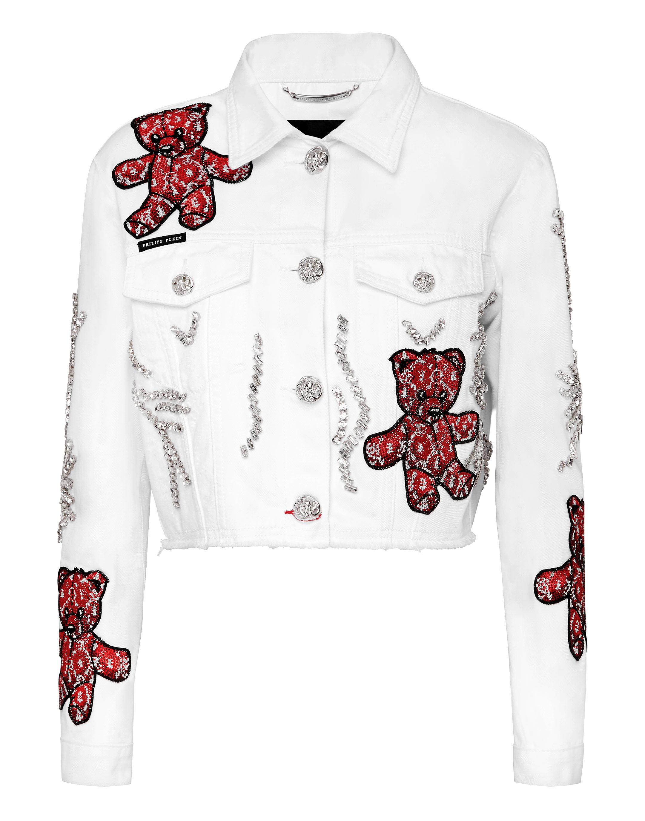Teddy bear 2025 jean jacket