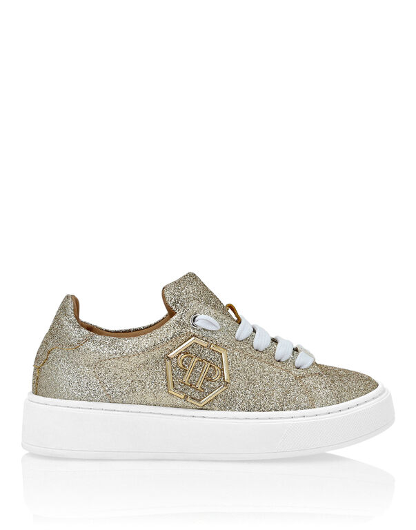 Glitter Lo-Top Sneakers Hexagon