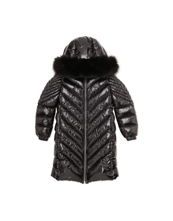 Puffer Fox Long Coat