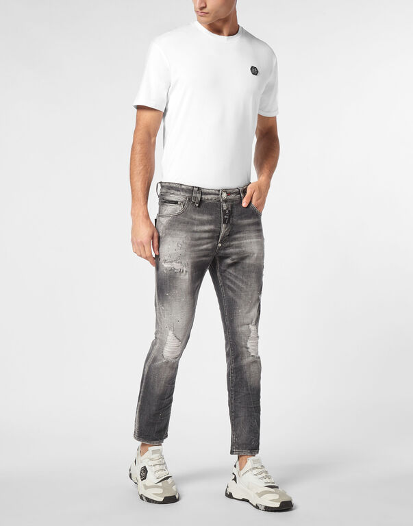 Denim Skinny Fit Trousers