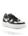 SNEAKERS BOX SOLE LACE EMBROIDERY SKULL