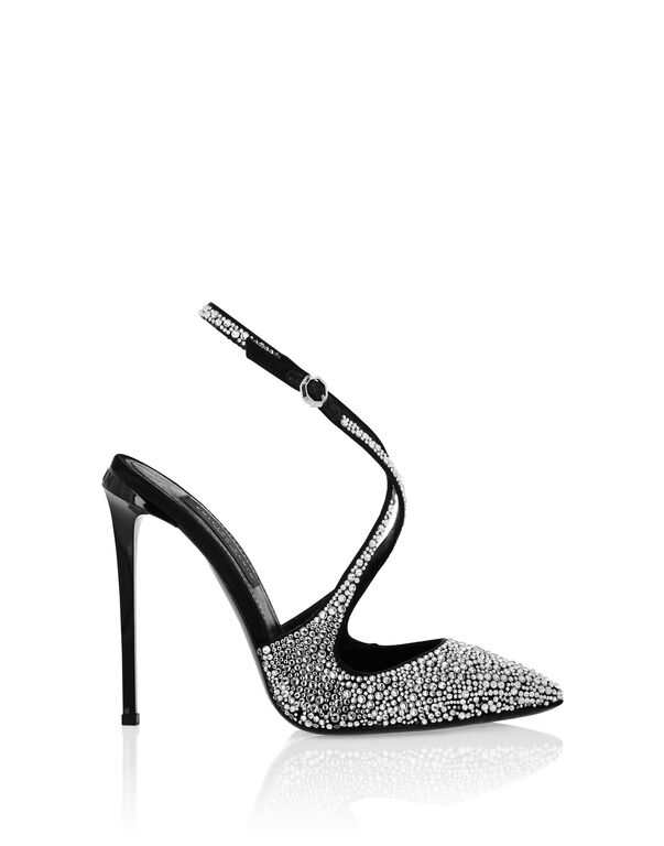 Slingback Shoes Strass