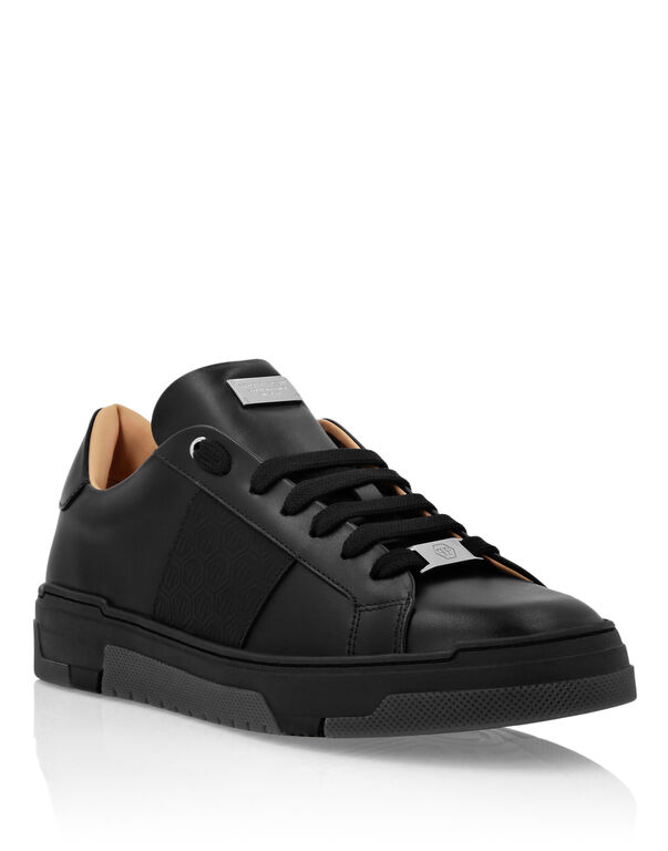 Leather Lo-Top Sneakers Monogram