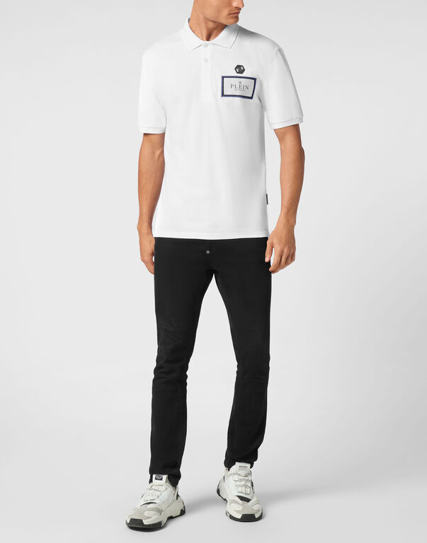 Polo shirt SS Label Contrast
