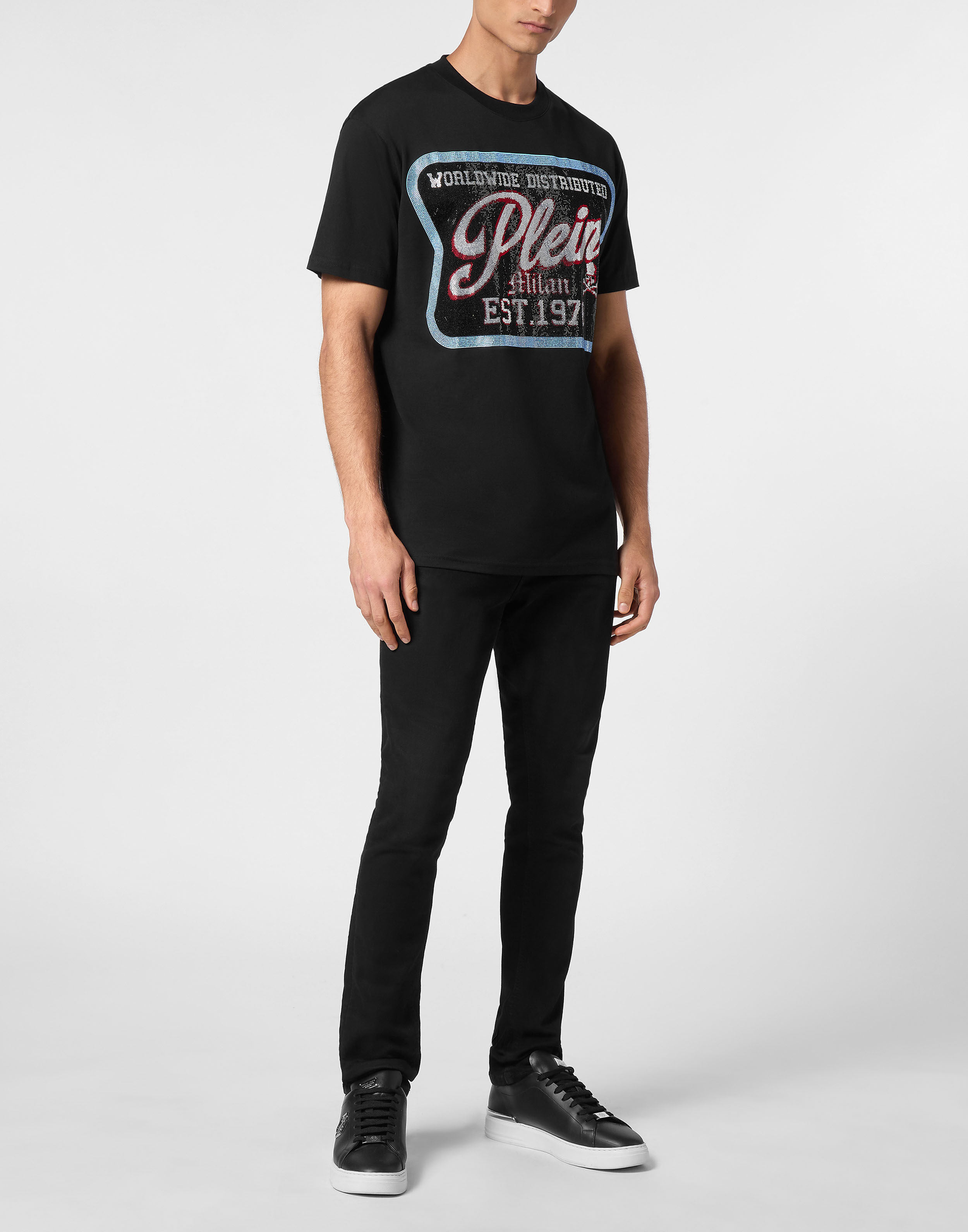 T-shirt Round Neck SS With Patch | Philipp Plein