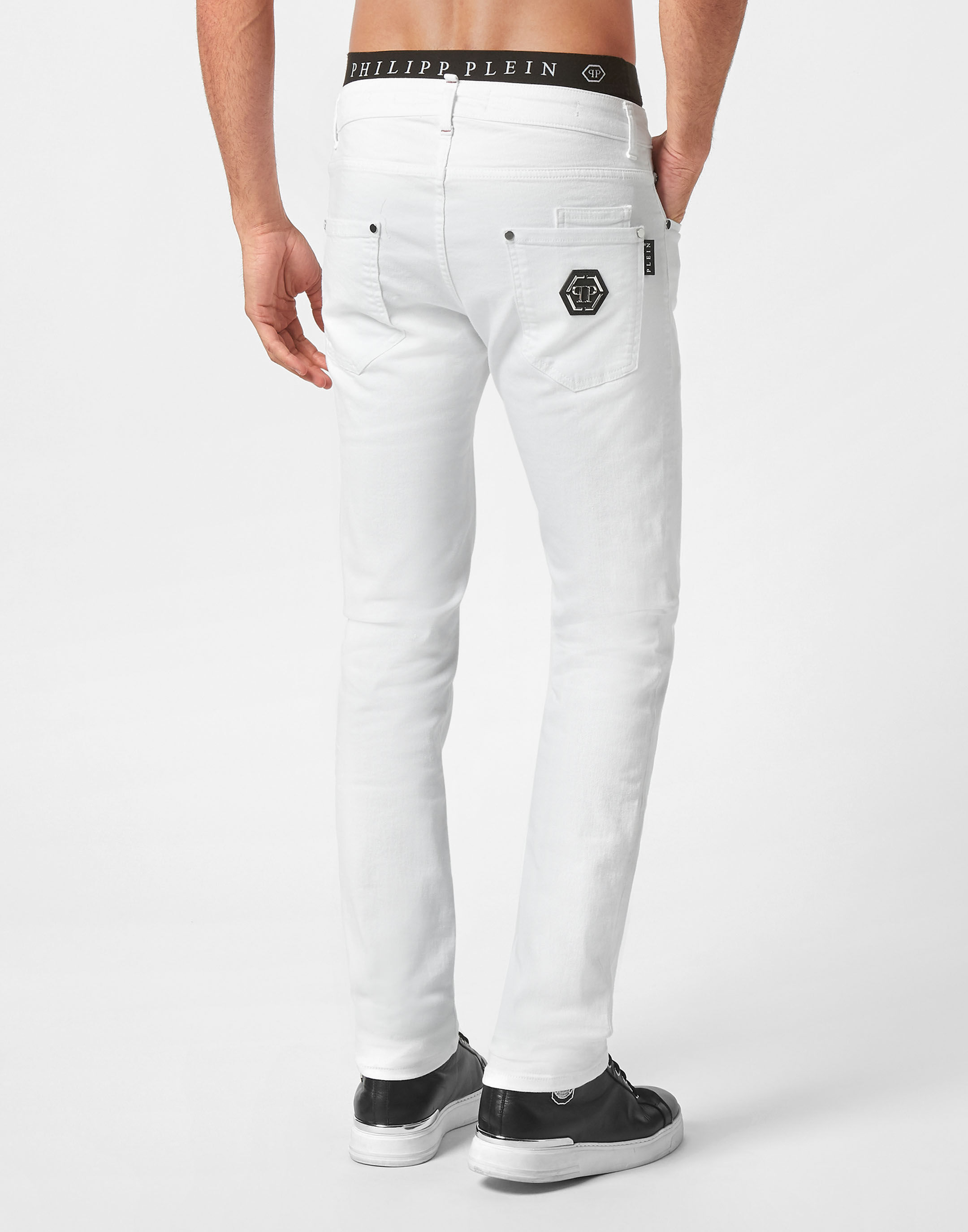Denim Trousers Super Straight Cut Premium Hexagon Philipp Plein