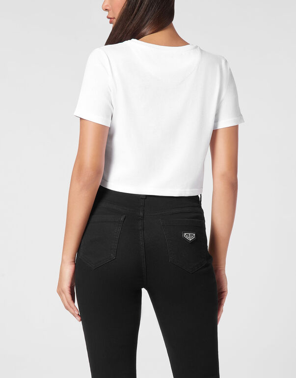 T-shirt Round Neck SS Crystal Hexagon