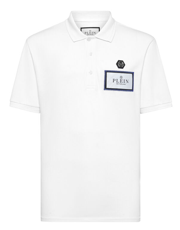 Polo shirt SS Label Contrast