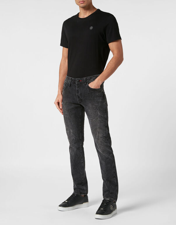 Super Straight Cut Trousers Skull