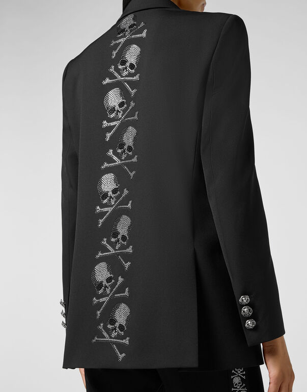 Cady Blazer Crystal Skull with Crystals | Philipp Plein