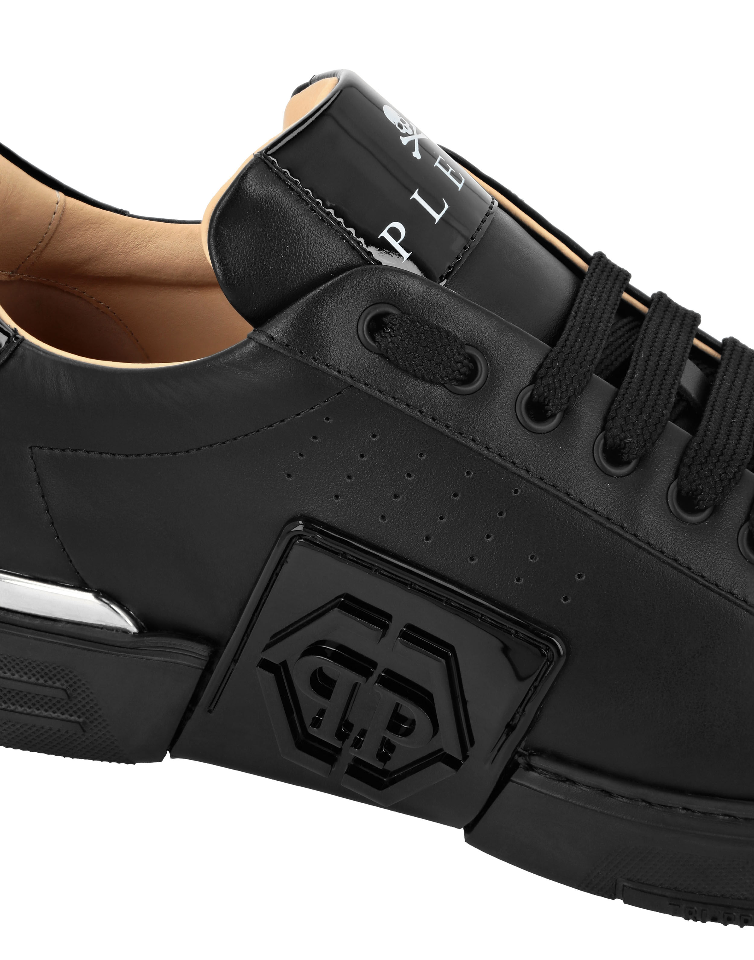 Lo-Top Leather Sneakers Phantom Kick$ | Philipp Plein