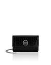 Clutch Croco Print Hexagon