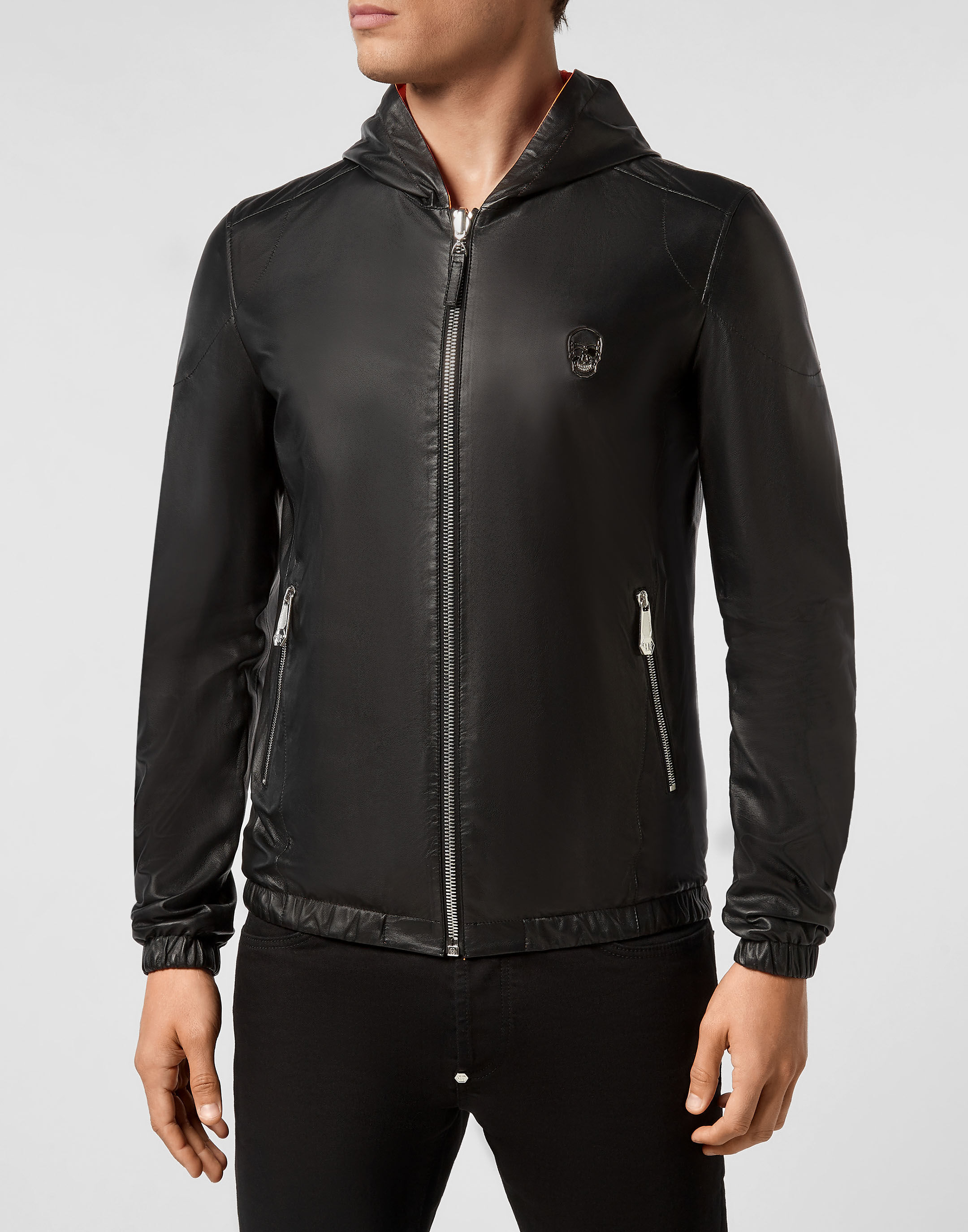 Leather Jacket Skull Philipp Plein