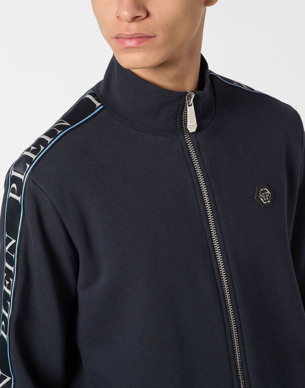 Fleece Tracksuit Jacket Plein Tape