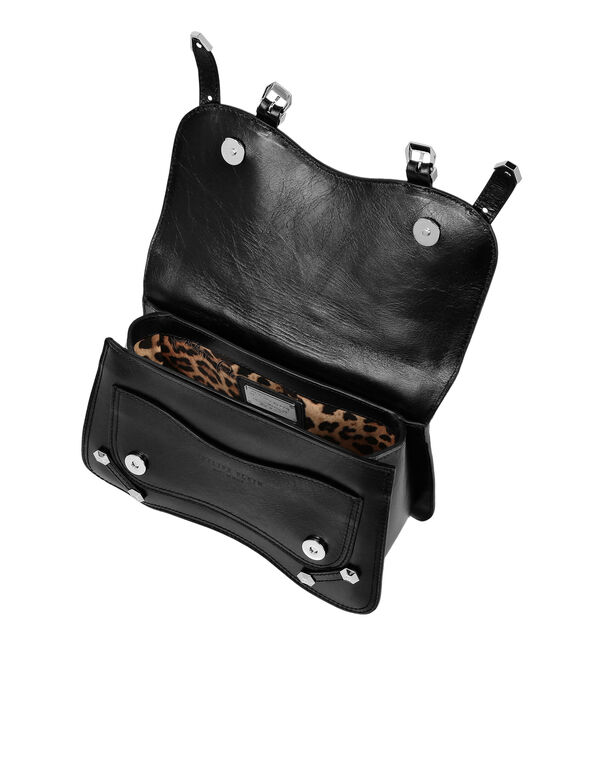 Leather Medium Belt Bag Hexagon