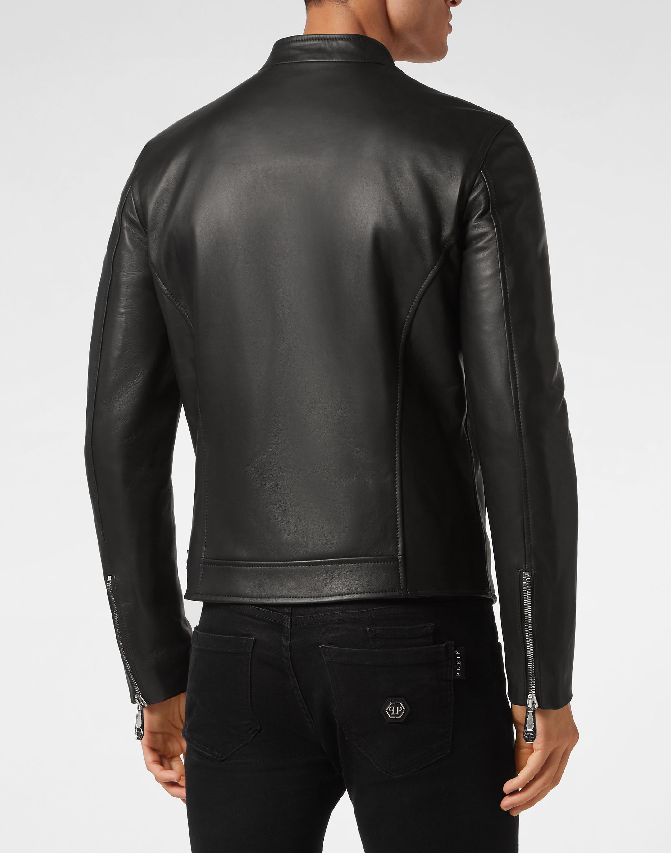 Veste philipp plein hotsell cuir