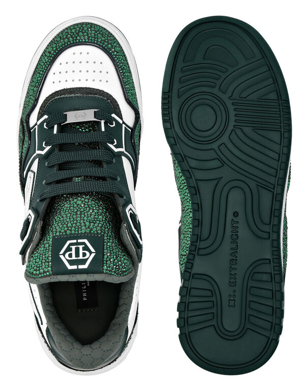 Leather Low-Top Sneakers Moon Walker