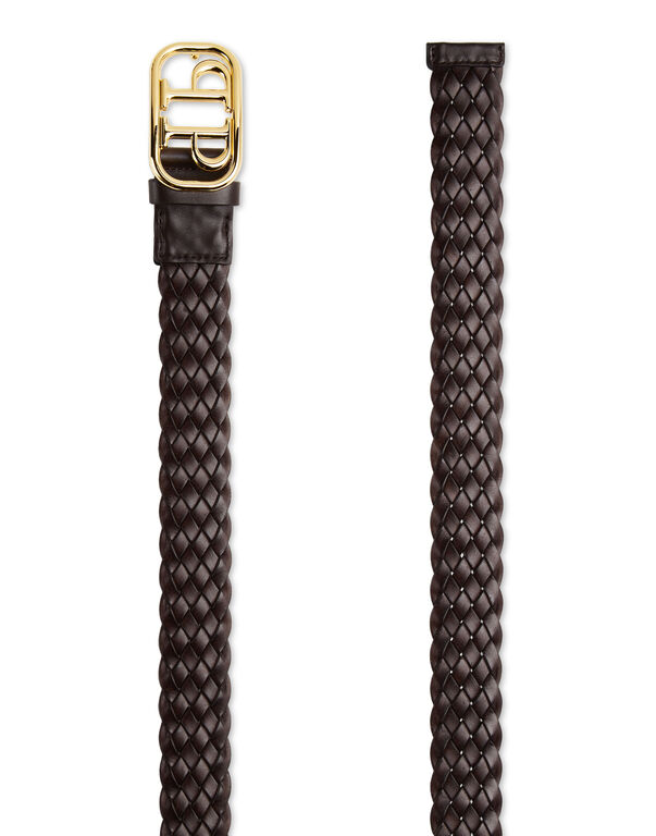 Leather Belt Crocco Print Philipp Plein TM