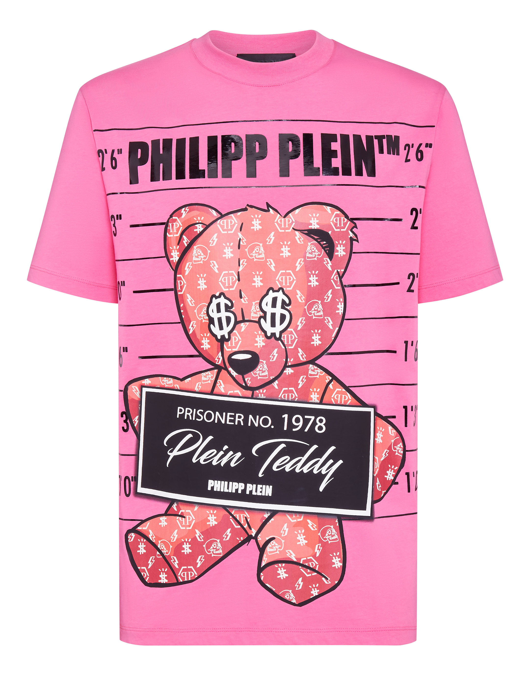 T-shirt Round Neck SS print Teddy Bear