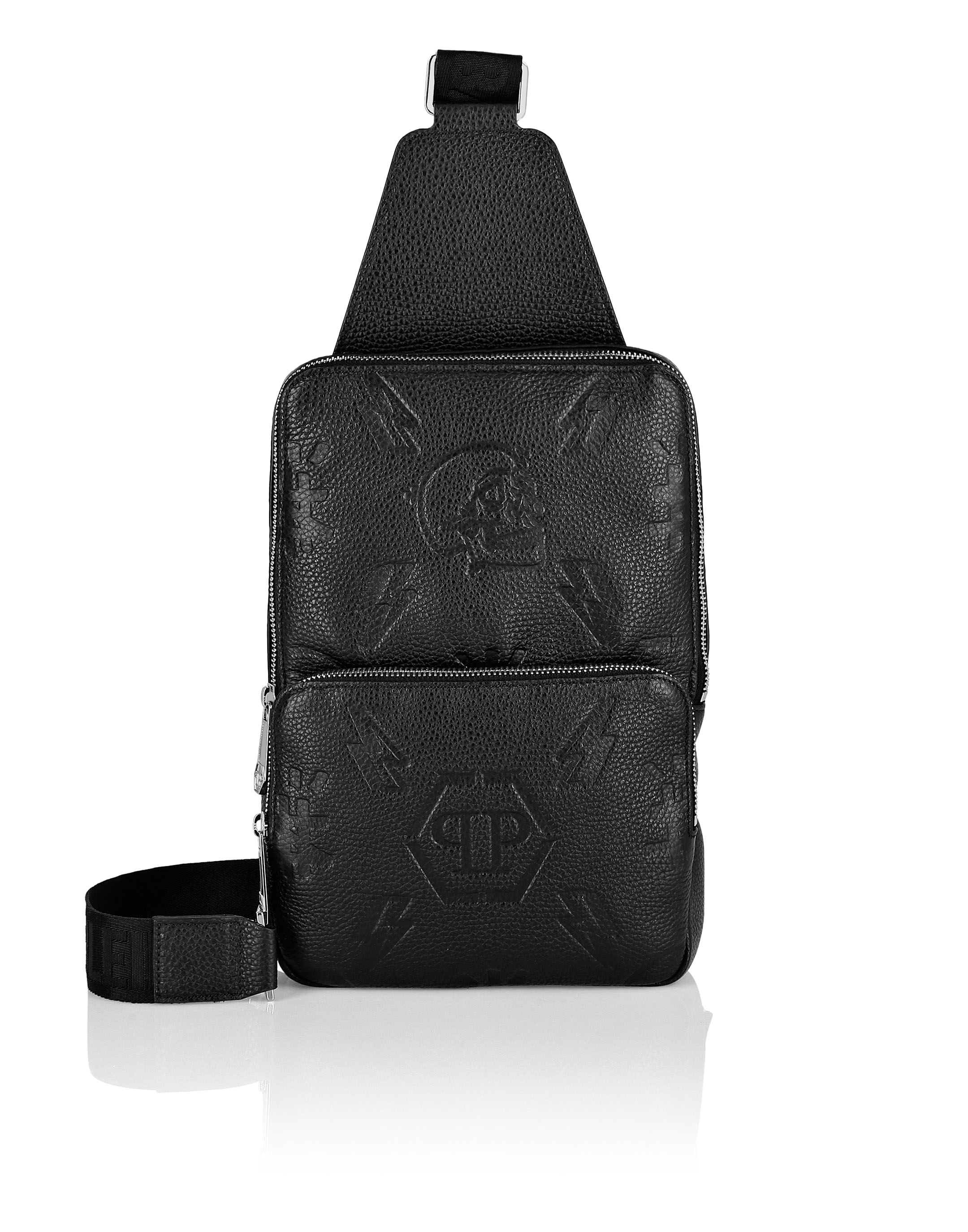 Mcraft 20mm Black Leather Cross Body Strap, Compatible with Black Noe Noe and Monogram Bags with Black Leather Trim Like Odeon Boulogne