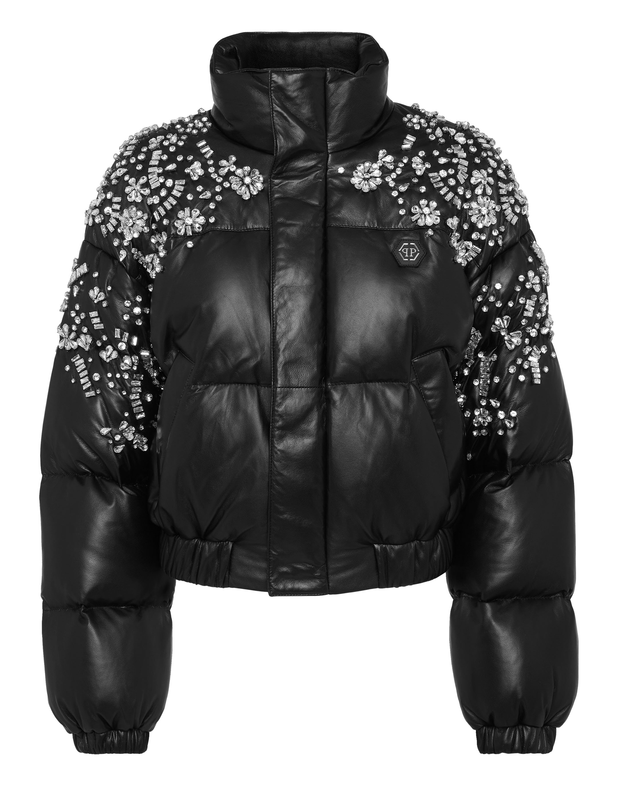 SILVER PUFFER METALLIC COAT – THEMASTER