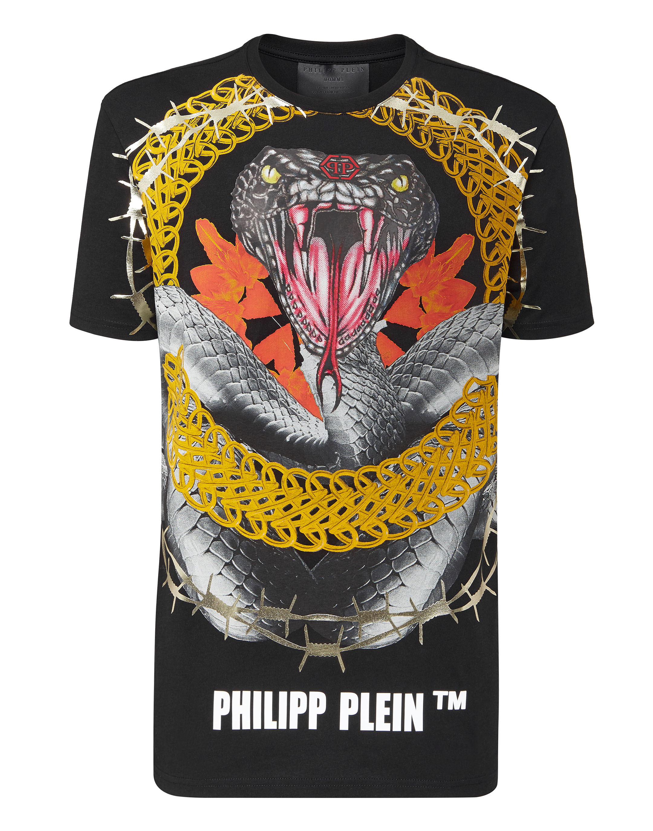 philipp plein gold t shirt