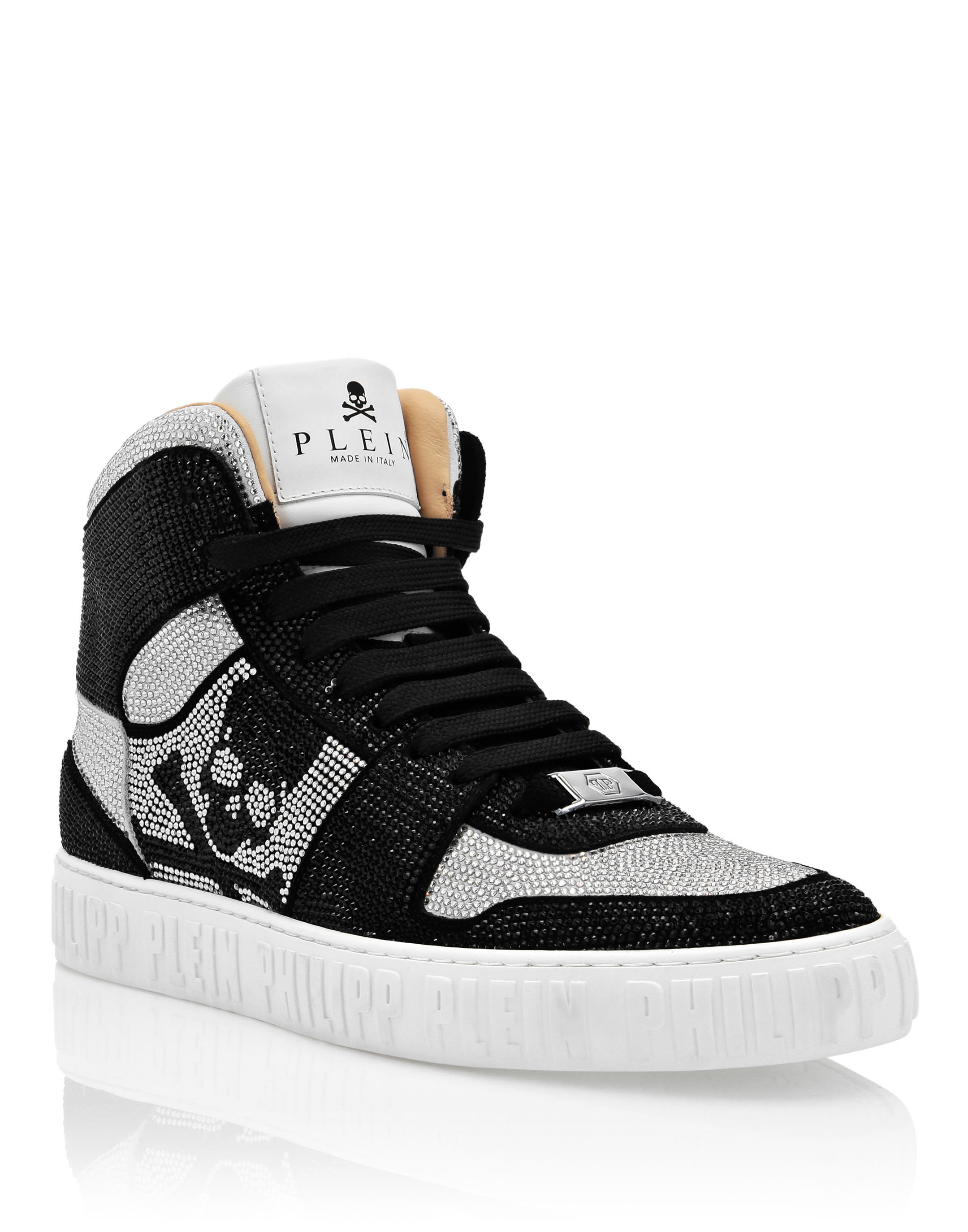 dizzy effective Supersonic speed HI-TOP SNEAKERS NOTORIOUS CRYSTAL SKULL with Crystals | Philipp Plein