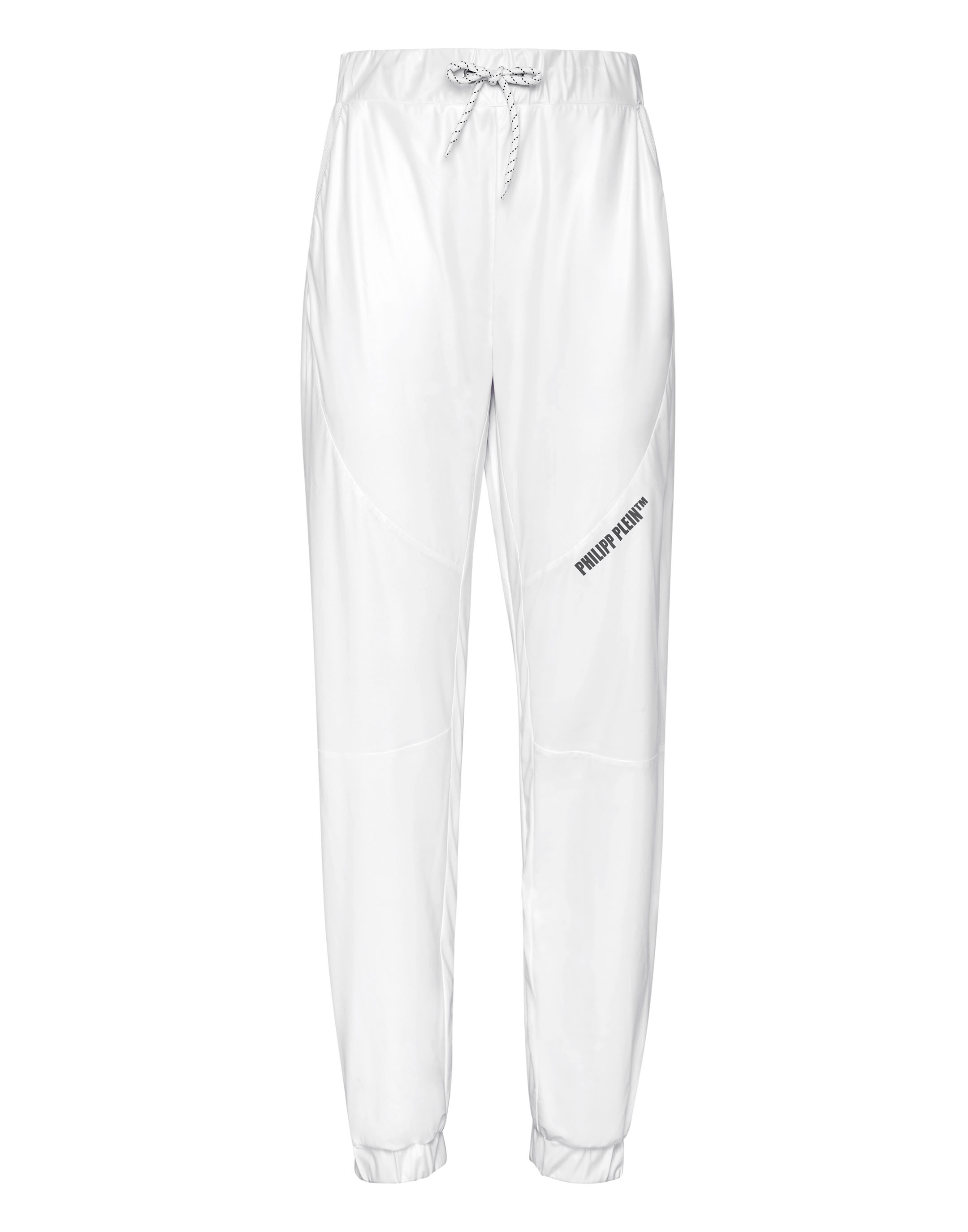 white jogging trousers