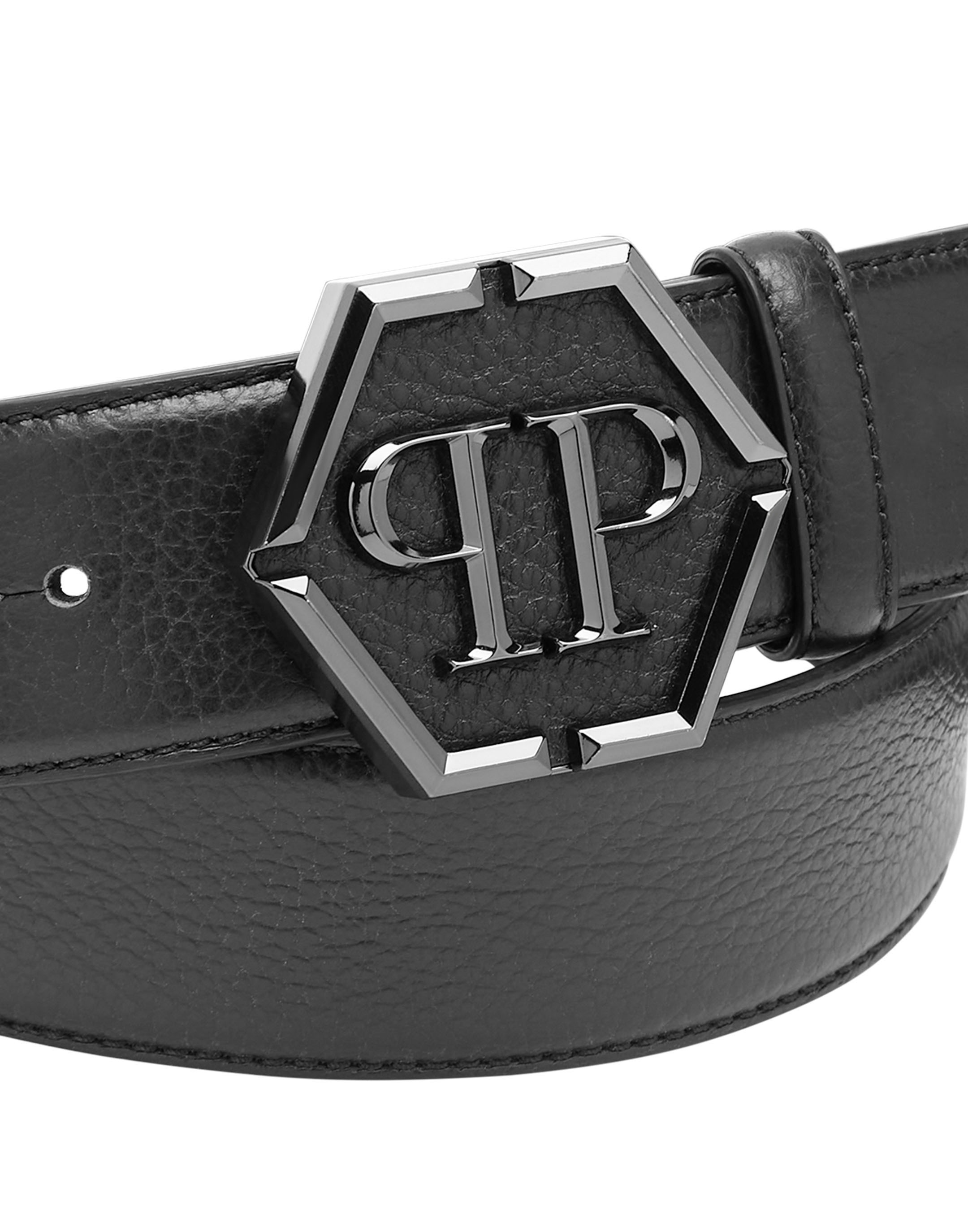 Leather Belt Hexagon | Philipp