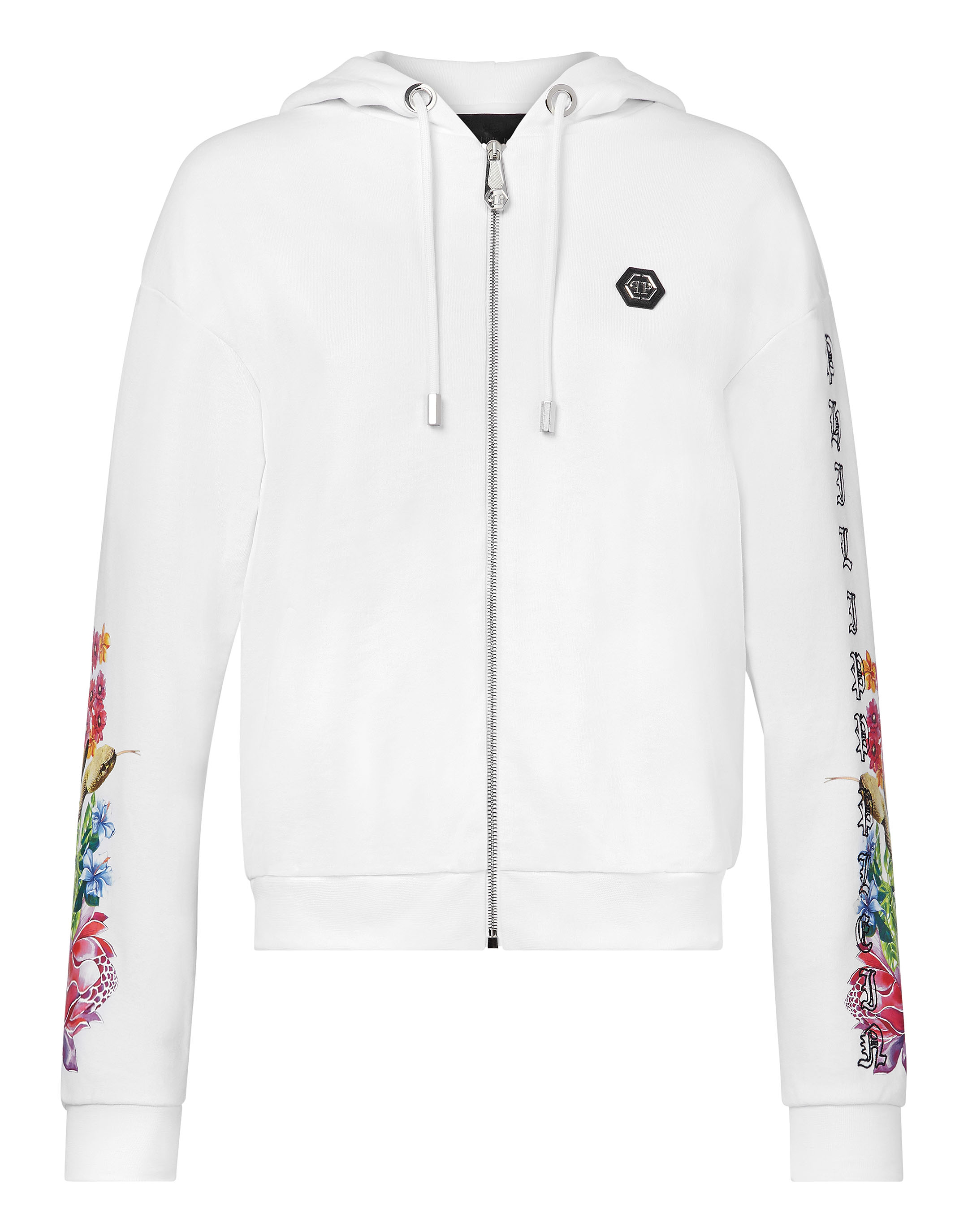 hoodie with flowers