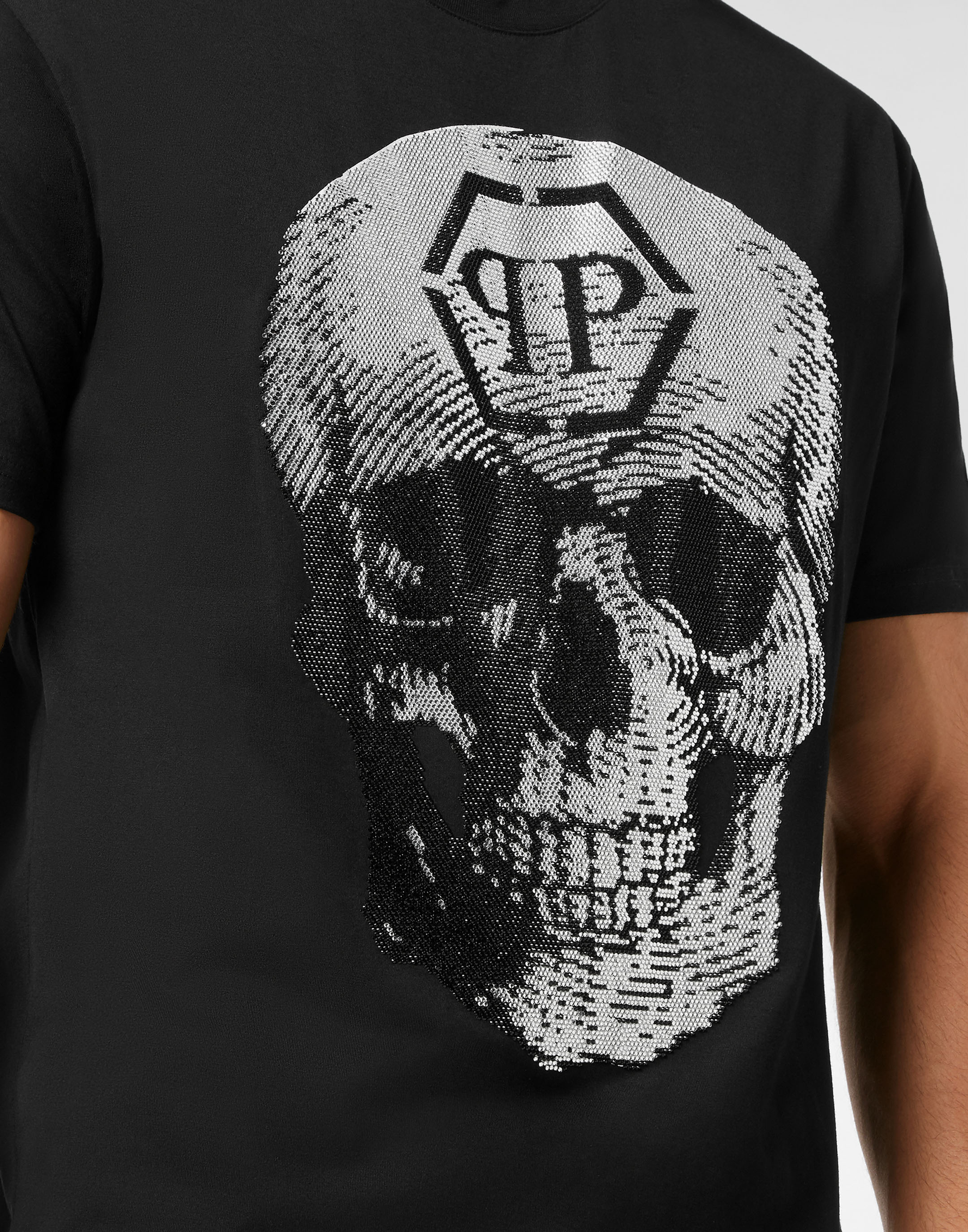 T-shirt Round Neck SS Crystal Skull