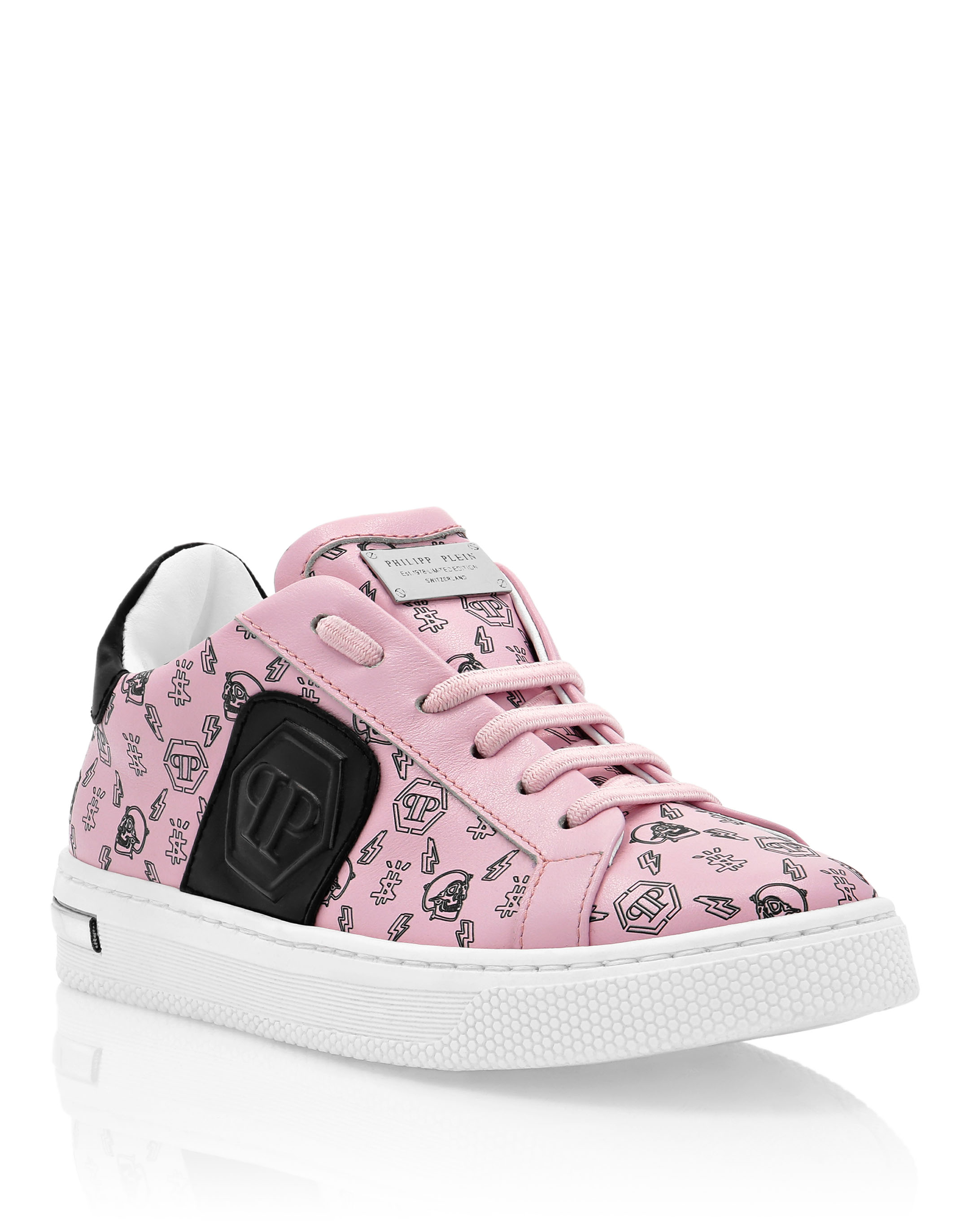 pink monogram sneakers